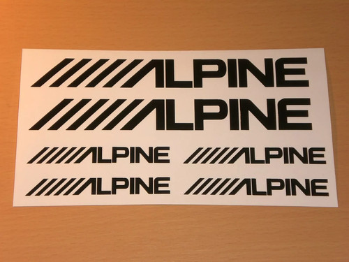 Set adesivi alpine impianto - set,