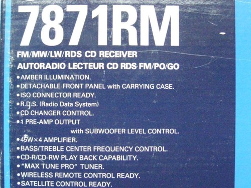 Alpine cdm7871rm impianto - cdm7871rm,