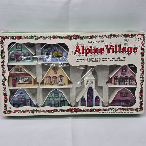 Set villaggio alpino - set,